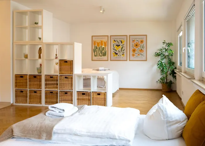 Lägenhet Top! Gemuetliches Studio-apartment Zentral, Wlan, Kueche Essen